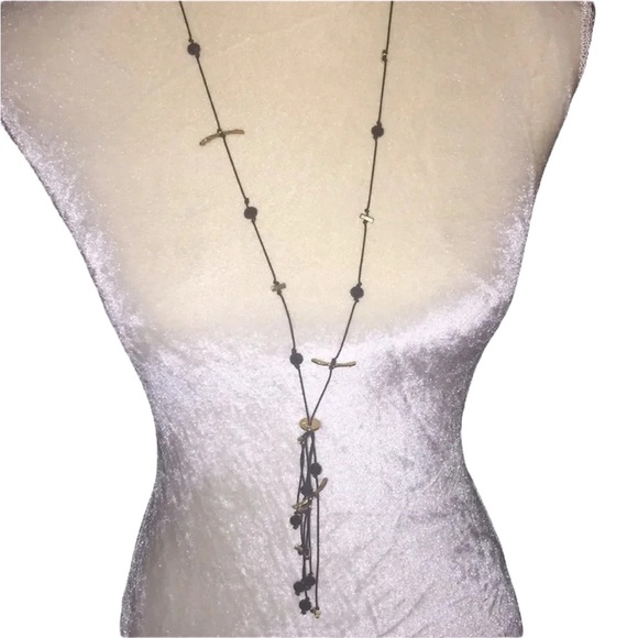 Angelo Barreta Made in Greece Y Gold Tone Necklace - Picture 3 of 8